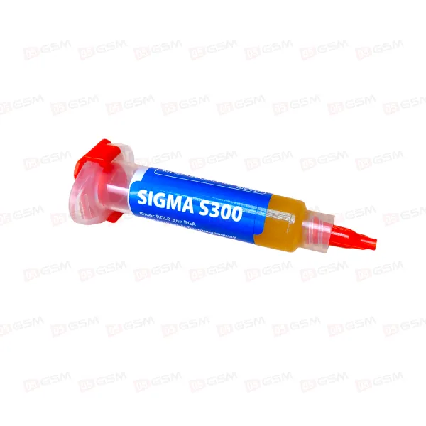 Флюс Mosdisplay Sigma-S300 для BGA (Малоактивный; безотмывочный; 5 мл) фото в интернет-магазине 05gsm.ru